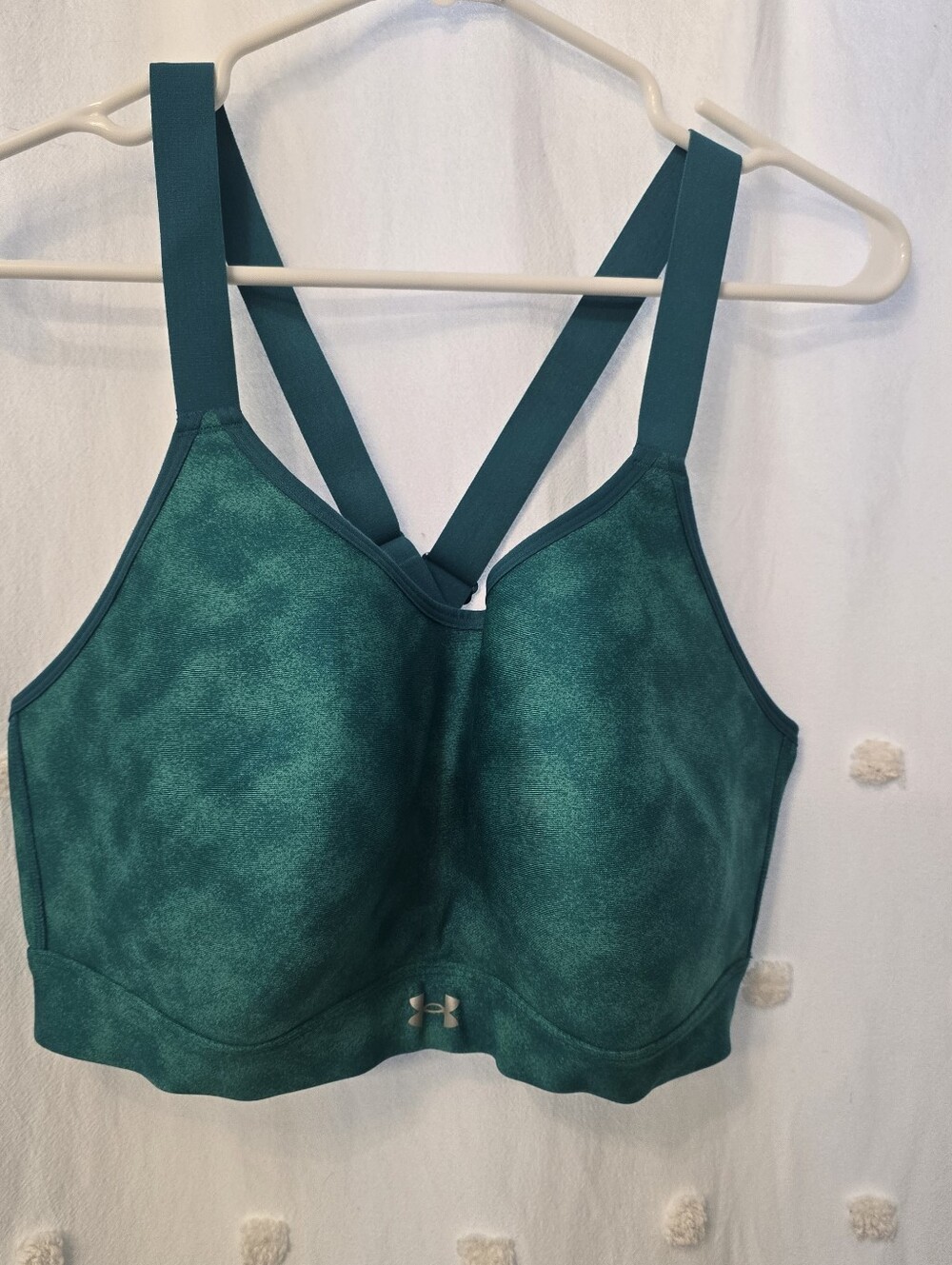 Under Armour Teal/Deep Teal Cross-Back Sports Bra Size 1x